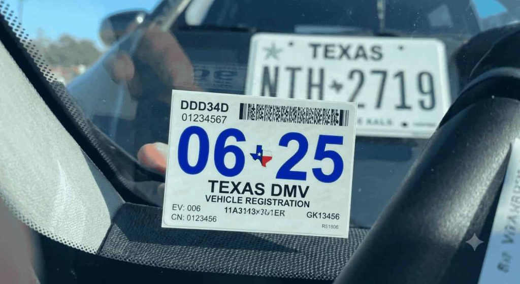 Registration Sticker